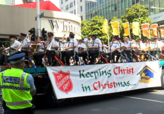 The Salvation Army Band and its firm Christmas statement